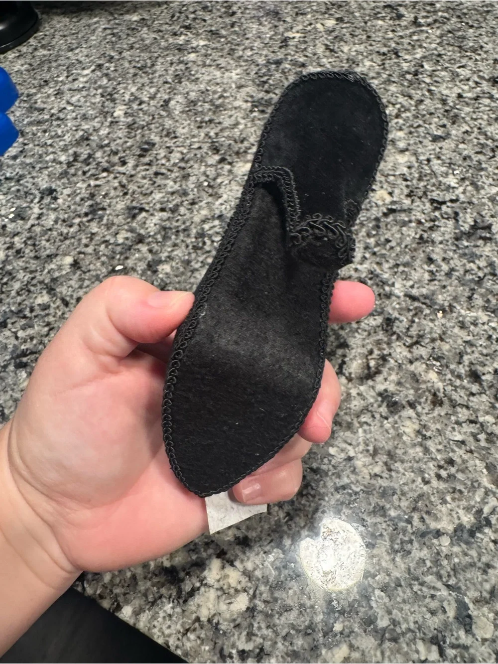 Hobby Lobby Black Suede Decorative High Heel Jewelry Holder